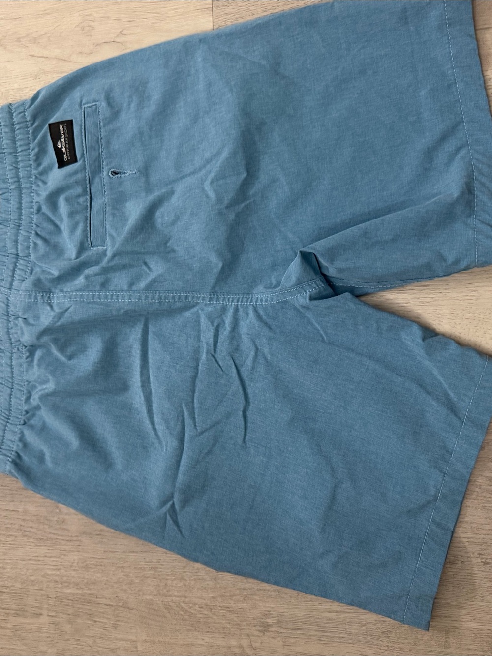 Light Blue Drawstring Shorts - Picture 4 of 4